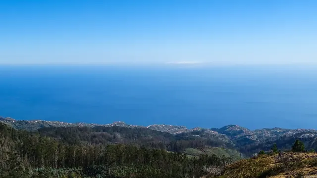 The south coast of Madeira around Ponta do Sol, with terraced hillsides meeting the sea