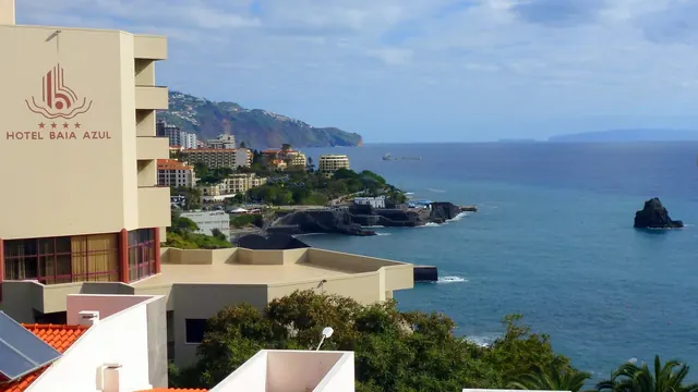 The city of Funchal along Madeira's south coast, the main arrival base on the island