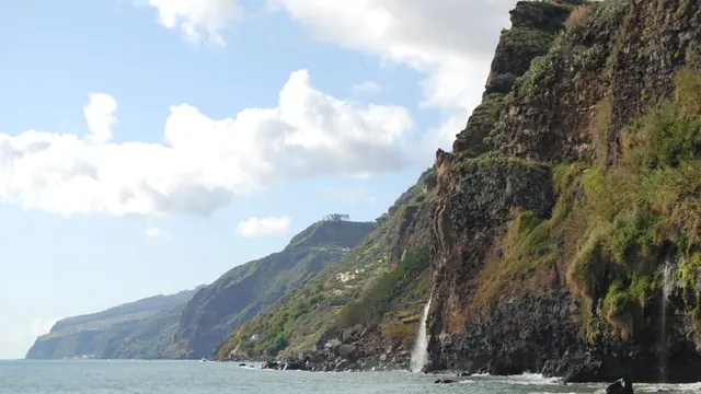 The rugged sunny coast near Ponta do Sol on Madeira's south-west, the island's villa heartland